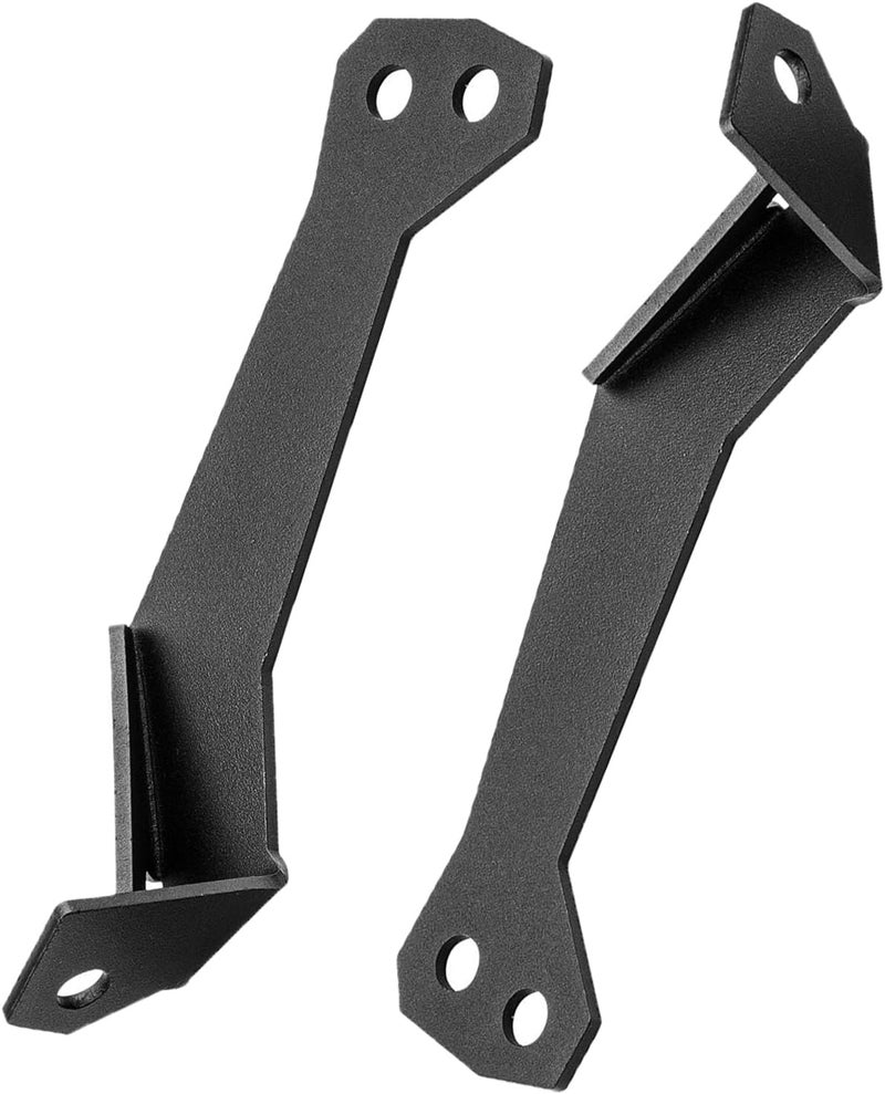 DarSeity 32" Upper Roof Windshield Straight Curved Light Bar Mount Brackets for Polaris RZR XP 1000 900 RZR-S 1000, No Drilling Required (32" Light Brackets) - Image 1